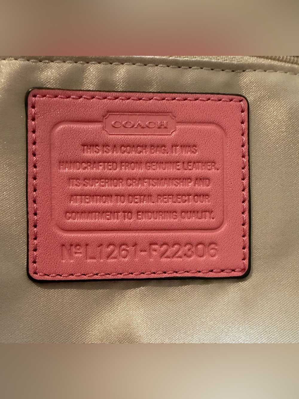 Coach Kristin Leather Hobo No. L1261-F22306 - Picture 11 of 11
